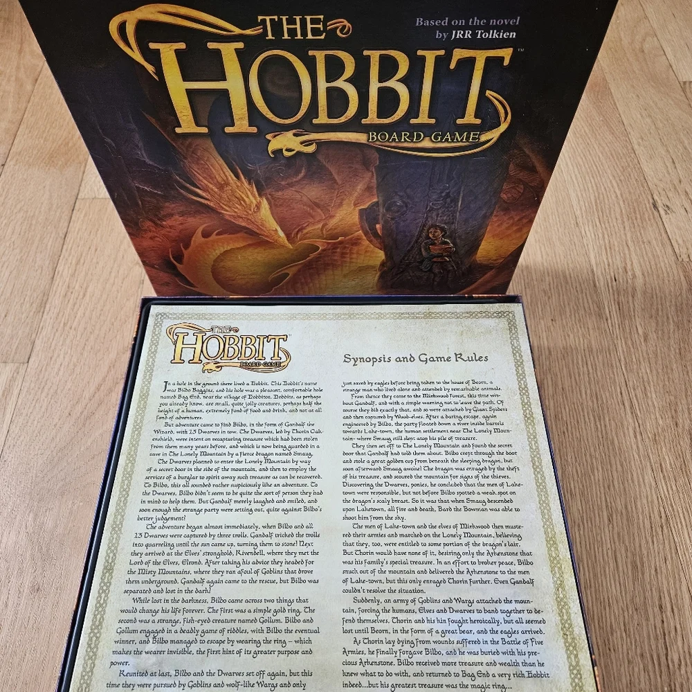 New And Unused The Hobbit Board Game - Picture 3 of 6